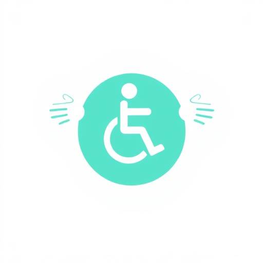 Accessibility icon depicting a figure with outstretched arms