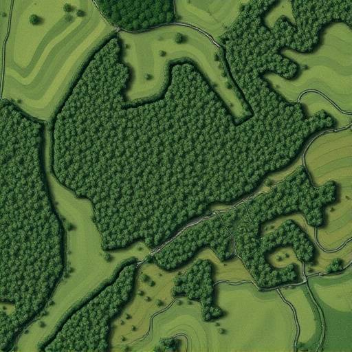 Map showing the location of Blackwood Forest in Hampshire, England, highlighting the area where the anomaly was observed